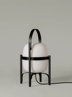 Santa & Cole Cesta Exterior bordslampa, svart