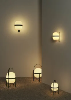 Santa & Cole Cesta Exterior bordslampa, svart