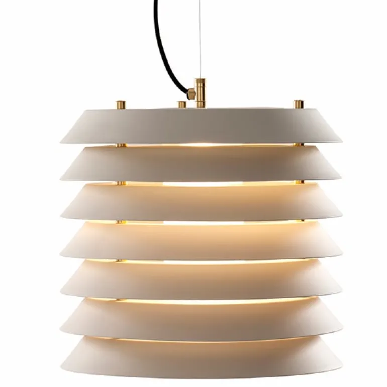 Santa & Cole Maija 15 pendellampa, vit