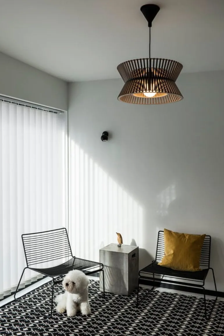 Secto Design Kontro 6000 pendellampa, svart