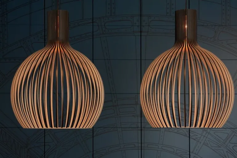 Secto Design Octo 4240 pendellampa, svart