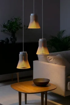 Secto Design Petite 4600 pendellampa, vit