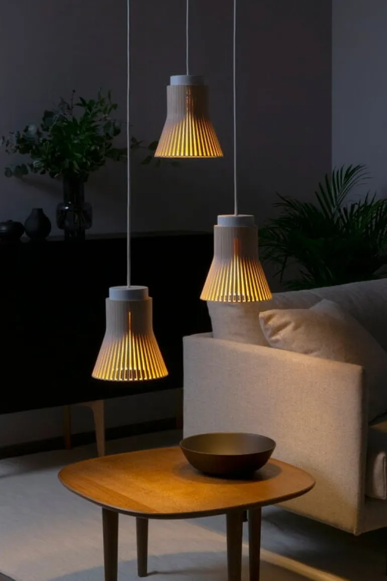 Secto Design Petite 4600 pendellampa, vit