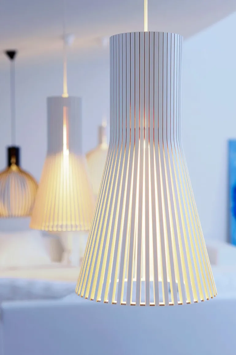 Secto Design Secto 4201 pendellampa, 45 cm, vit