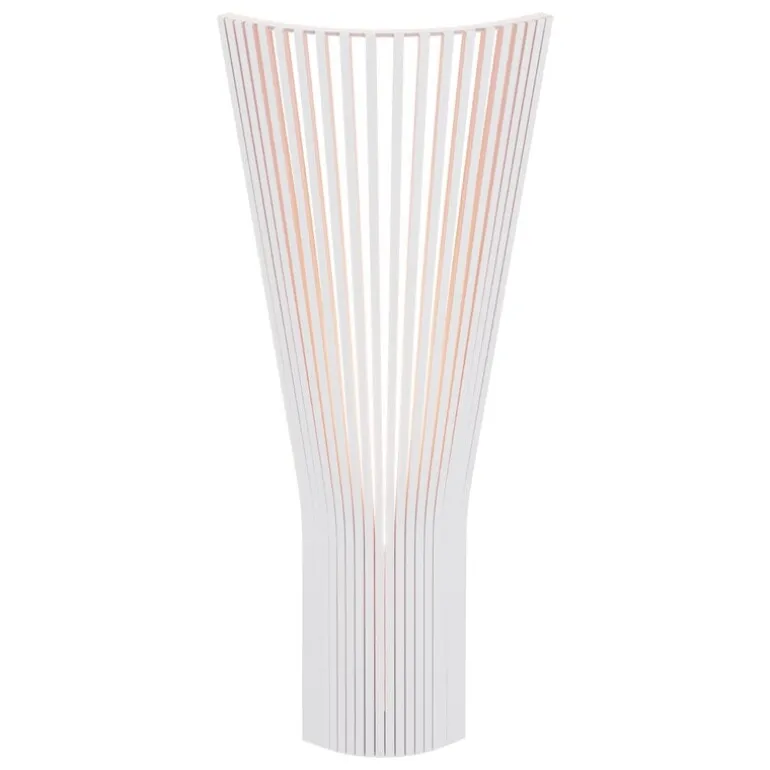 Secto Design Secto 4236 vägglampa för hörn, 60 cm, vit