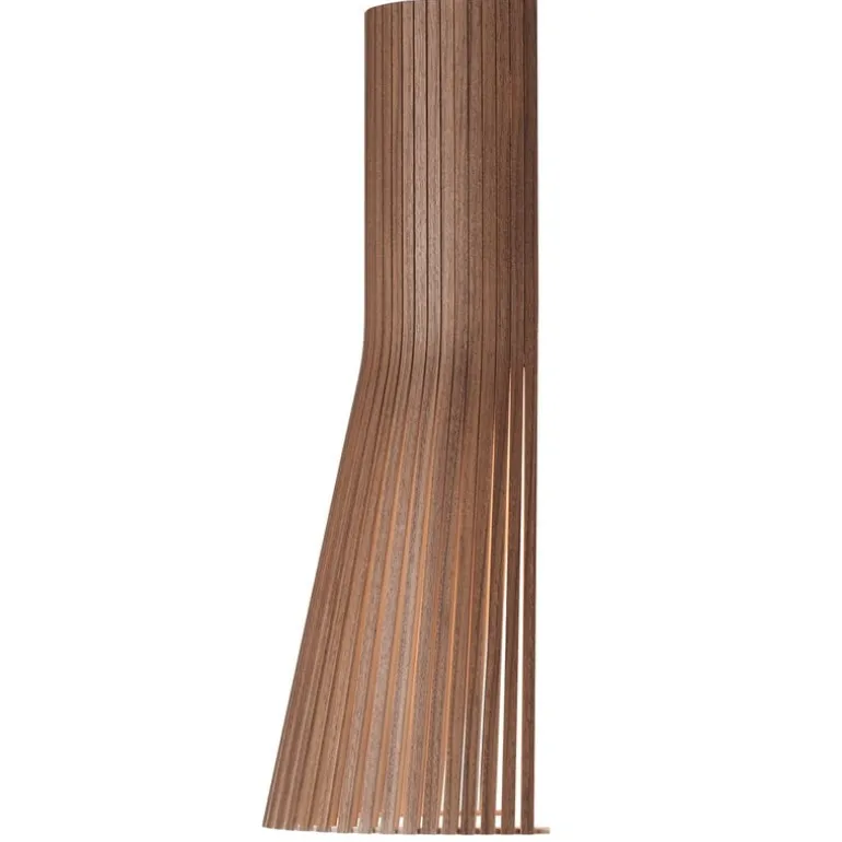 Secto Design Secto 4231 vägglampa 45 cm, väggfäste, valnöt