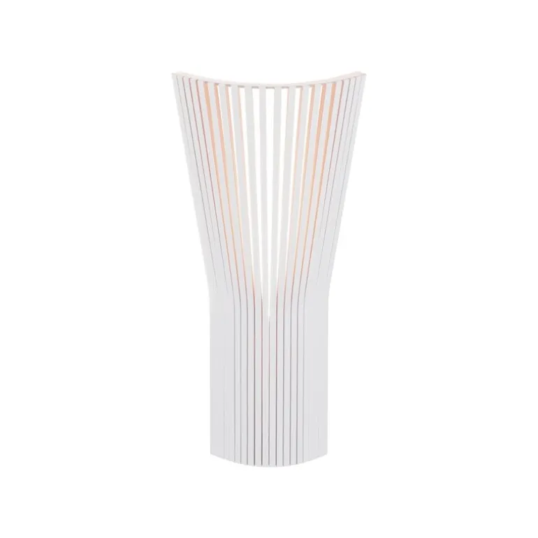 Secto Design Secto 4237 vägglampa för hörn, 45 cm, vit