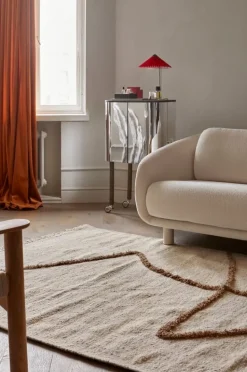 Sera Helsinki Vuoristo matta, vävd, naturvit - brun