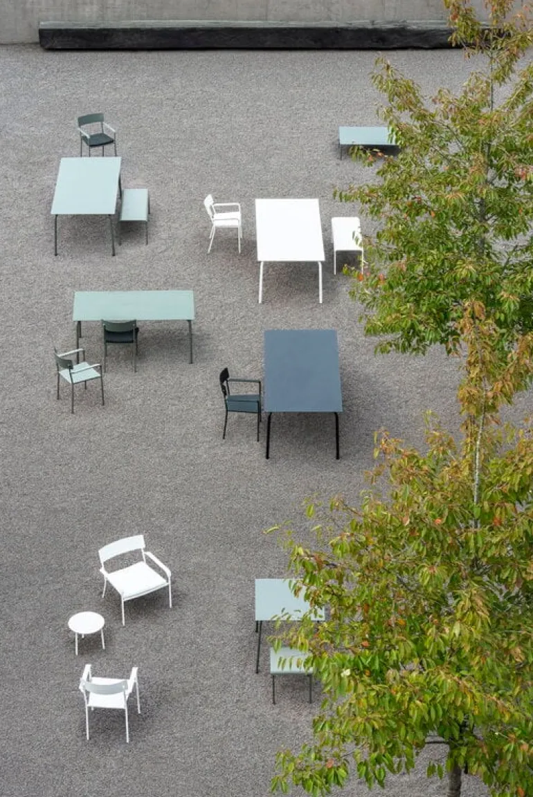 Serax August matbord, 220 x 100 cm, svart