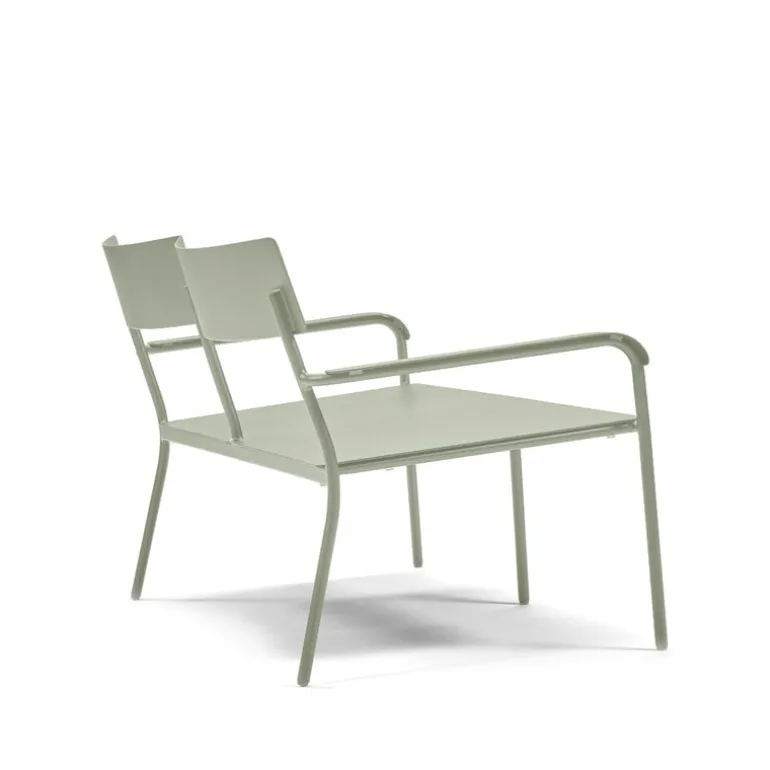 Serax August 2-sitsbänk med ryggstöd, grön