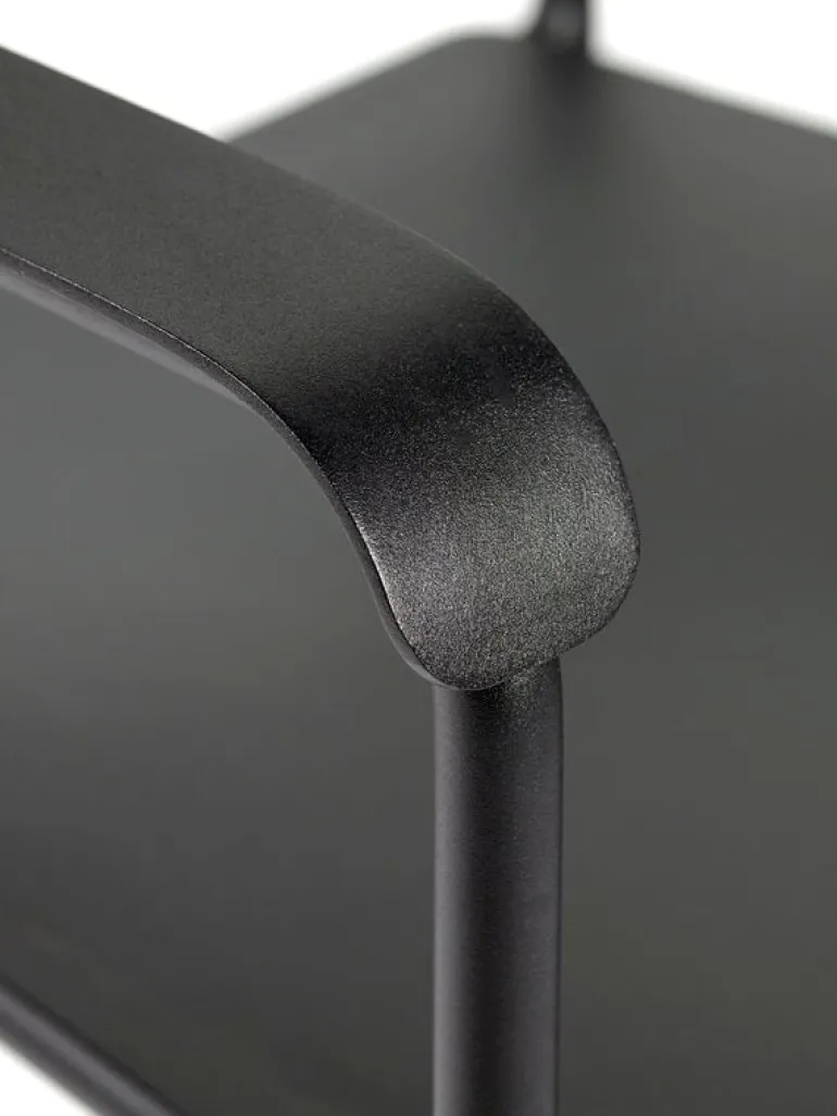 Serax August smal karmstol, svart