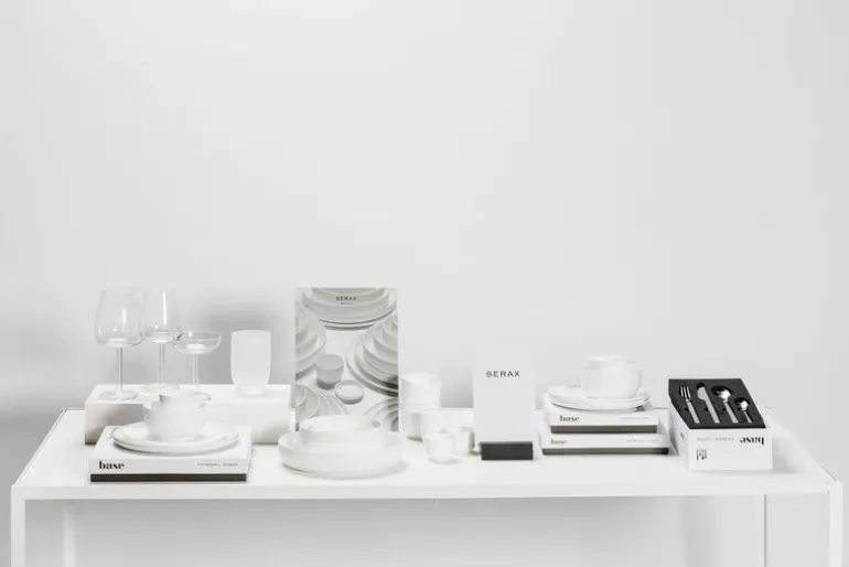 Serax Base, tallriksset, vitt, 12 delar