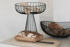 Serax Catu korg med ställning, svart