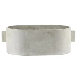 Serax Concrete oval blomkruka, 55 x 36 cm, grå