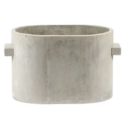 Serax Concrete oval blomkruka, 34 x 23 cm, grå
