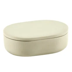 Serax Cose behållare med lock, oval, S, beige