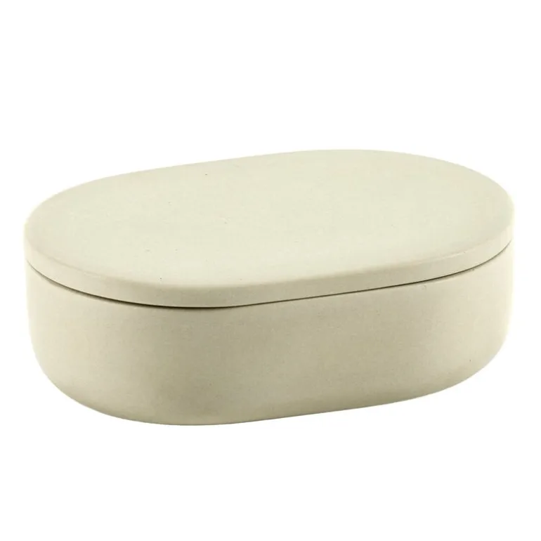 Serax Cose behållare med lock, oval, S, beige
