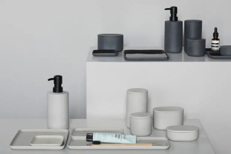 Serax Cose behållare med lock, oval, S, beige