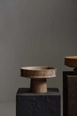 Serax Dune skål, hög, 30,5 cm, brun marmor