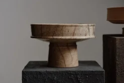 Serax Dune skål, hög, 30,5 cm, brun marmor