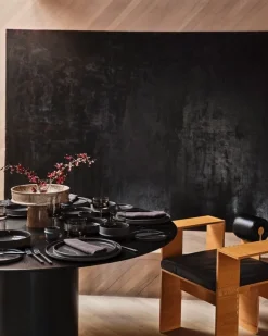 Serax Dune skål, hög, 30,5 cm, brun marmor