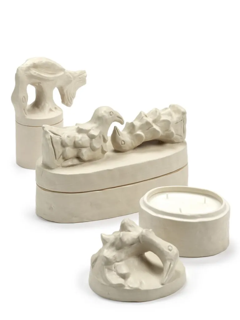 Serax Encensoir doftljus, L, elfenbensvitt