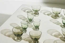 Serax Eternal snow stjälkglas, S, grön