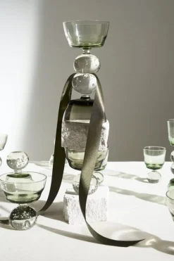 Serax Eternal Snow stjälkglas, M, grön