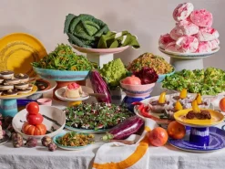 Serax Feast djup tallrik, 2 st, vit - svart