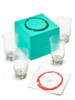 Serax Feast glas, 33 cl, 4 stycken, guldränder