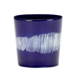 Serax Feast kopp, 4 st, blå - vit