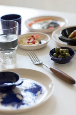 Serax Feast tallrik, S, 2 st, vit - blå