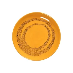 Serax Feast tallrik, XS, 4 st, gul - svart