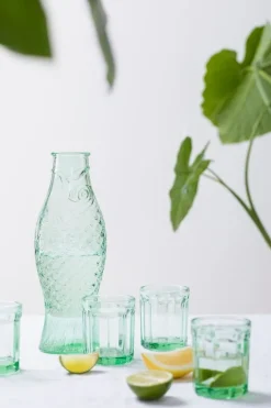 Serax Fish & Fish flaska, grön