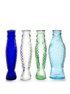 Serax Fish & Fish flaska, blå