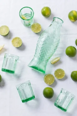 Serax Fish & Fish set, 5 delar, grön