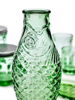 Serax Fish & Fish set, 5 delar, grön