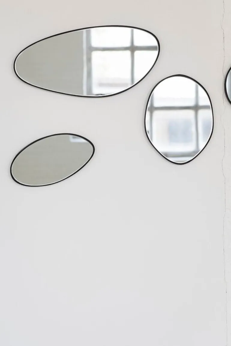 Serax Marie spegel, D, svart