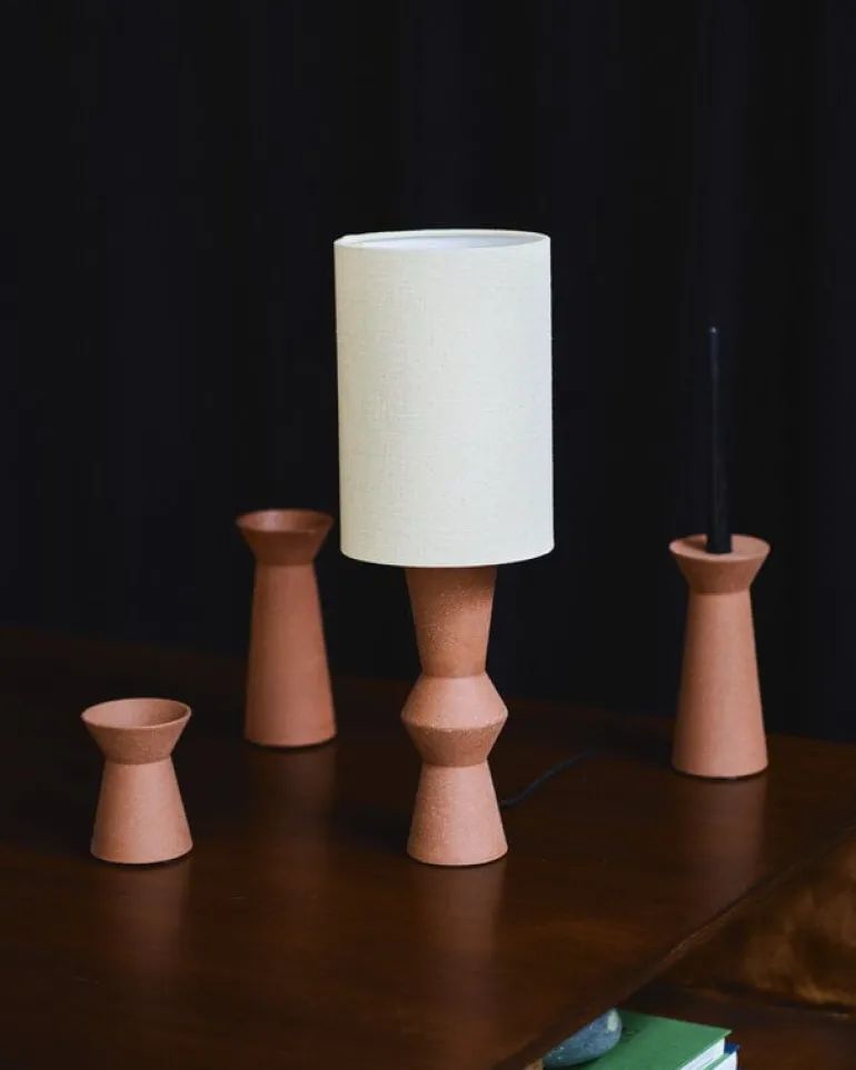 Serax Marie-Ann bordslampa, rödbrun