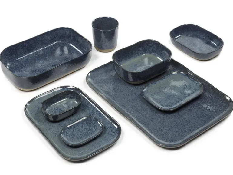 Serax Merci No 1 tallrik, blå - grå