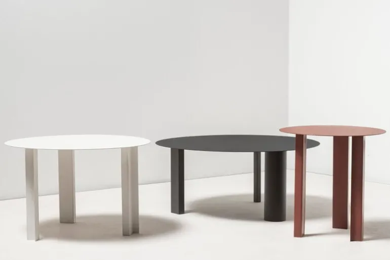 Serax Metal Sculptures sidobord, S, red tubes