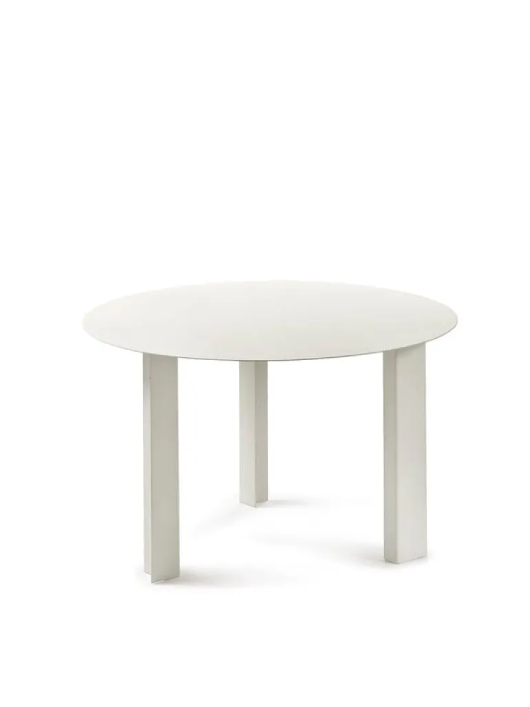 Serax Metal Sculptures sidobord, M, cream tubes