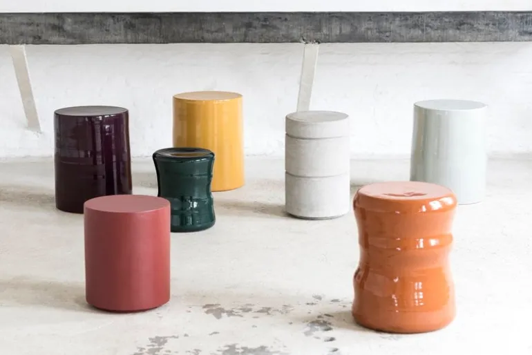 Serax Pawn Organic, pall, 34 cm, mörkgrön