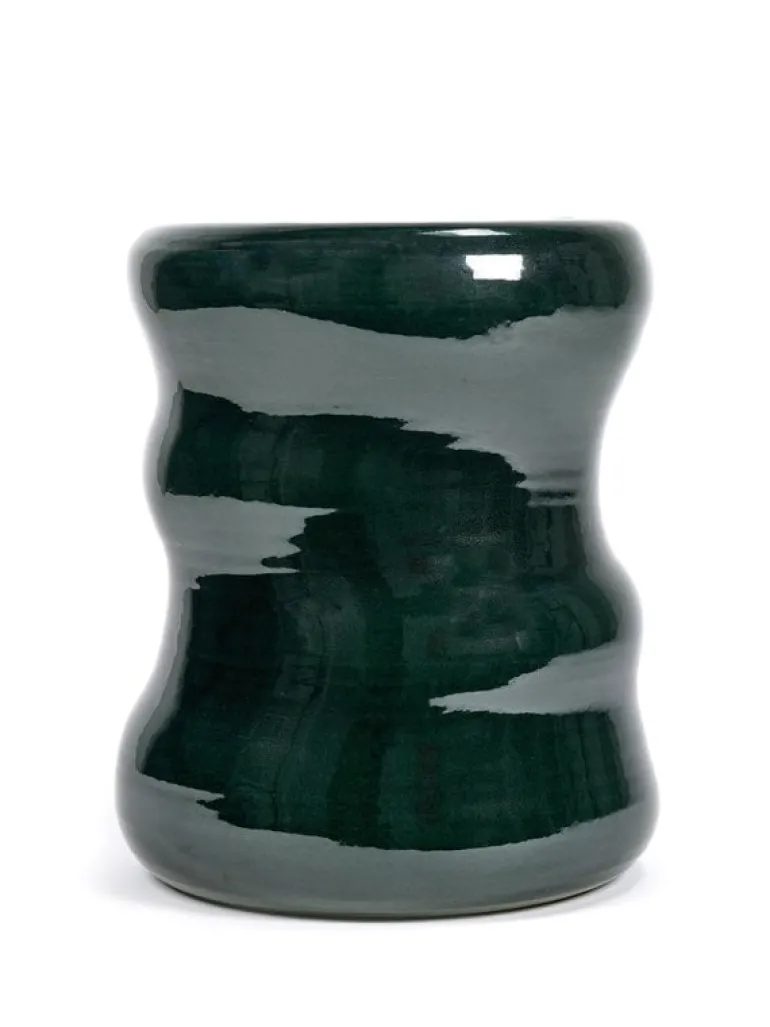 Serax Pawn Organic, pall, 34 cm, mörkgrön