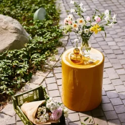 Serax Pawn sidobord, 46 cm, ockra