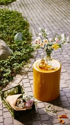 Serax Pawn sidobord, 46 cm, ockra