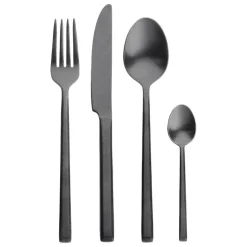 Serax Pure presentask bestickset, 24 delar, svart