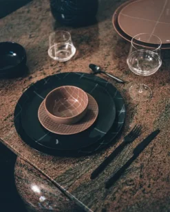 Serax Zuma mattallrik, M, 28 cm, sienna