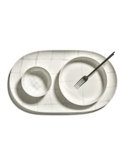 Serax Zuma serveringsfat, 26 x 47 cm, salt