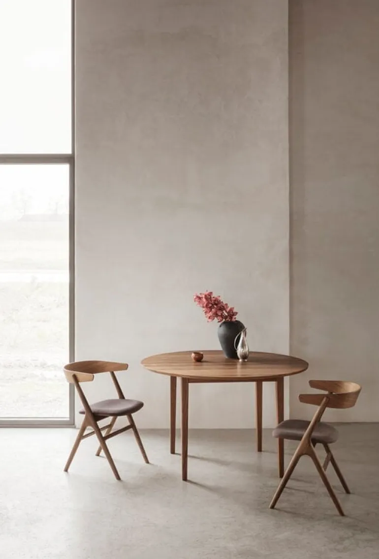 Sibast No 3 bord, 120 cm, utdragbart, vitoljad ek